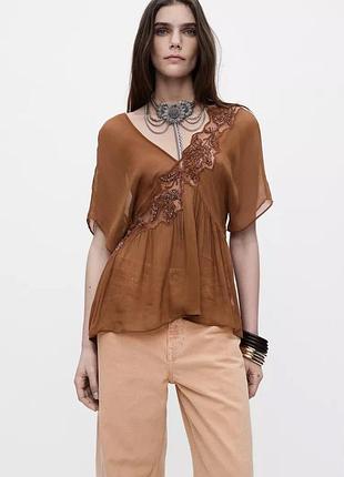 Топ zw collection з вишивкою