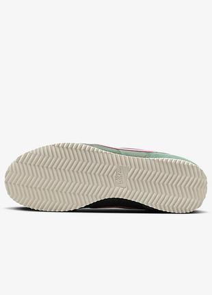 Nike corez#ile оригинальные найк кортез текстильные зеленые розовые2 фото