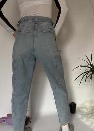 Женские широкие светлые джинсы river island 💠9 фото