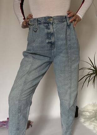 Женские широкие светлые джинсы river island 💠3 фото
