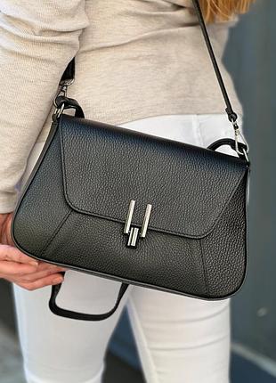 Кожаная сумка кроссбоди италия