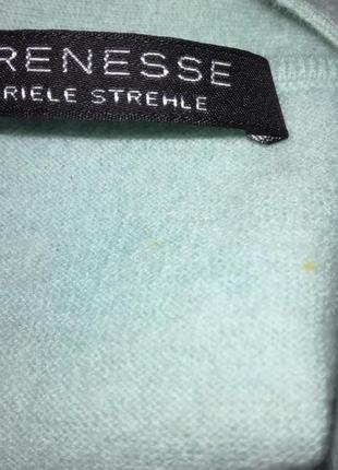 Sale! стильная кашемировая кофта мятного цвета дорогого немецкого бренда strenesse , р.83 фото