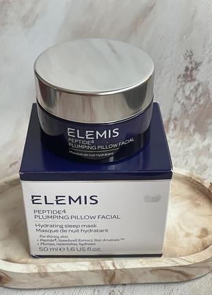 Охолоджувальна нічна гель - маска elemis peptide4 plumping pillow facial 50мл