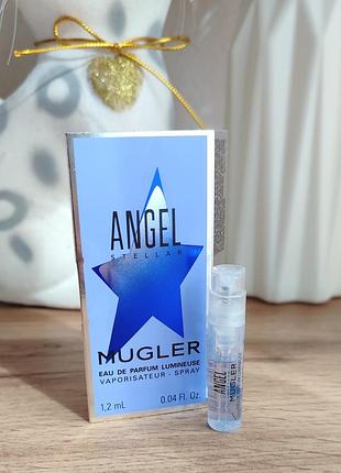 Новый пробник mugler angel stellar eau de parfum 1.2 мл.