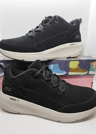 Шкіряні теплі кросівки черевики skechers оригінал