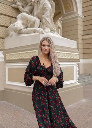 Платье женское миди