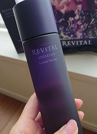 Зволожуюча і відновлююча лосьйон-сироватка shiseido revital lotion serum, японія