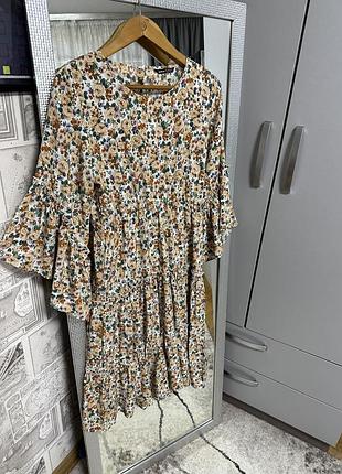 Платье цветы shein
