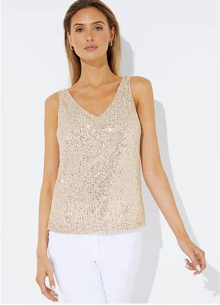 Праздничный топ,блуза matalan,англ размер 14