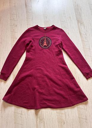 Трикотажное платье платье для девочки подростка kenzo