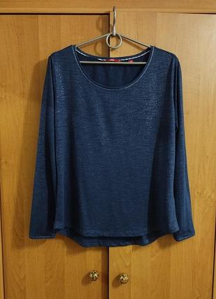 Вискозный лонгслив s.oliver с шимером кофта для дома