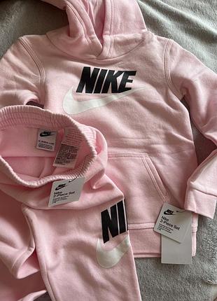 Детский разовой костюм nike nkn club hbr po jogger set
