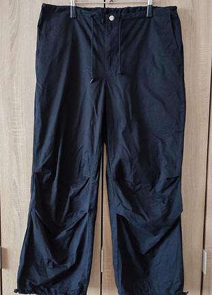 Класні широкі штани знизу на резинці широка штанка