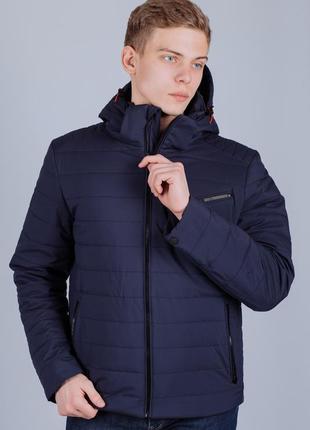 Куртка ветровка синяя avecs av-70247 blue размеры 46 48