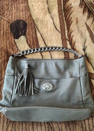 Сумка хобо genuine leather italy. 6