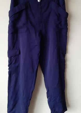 Брюки штаны карго с карманами на лето тонкие1 фото