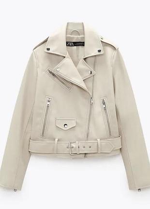 Шкірянка куртка zara