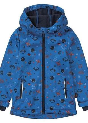 Куртка вітровка демісезонна софтшелл softshell lupilu