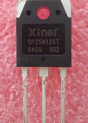 Транзистор sp25n135t to-3pn 1350v 25а t100ºc igbt