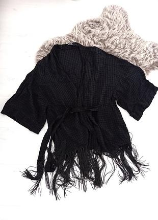 Трендова рубашка на запах zara під пояс блуза