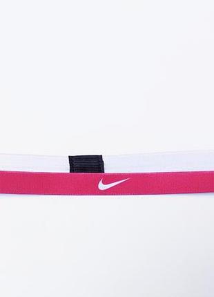 Рожева спортивна стрічка для волосся nike