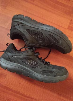 Кросівки skechers чоловічі чорні 42-43(28 ,5)