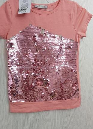 Футболка с пайєтками