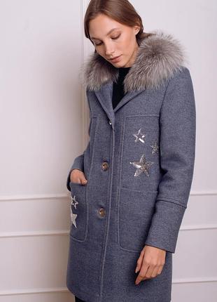 🆕 пальто від ricco collection (ua) песець