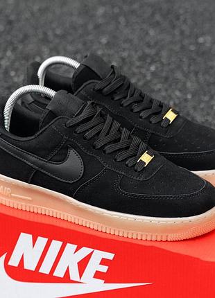 Кроссовки мужские nike air force 1 Maestro черные (40-44)