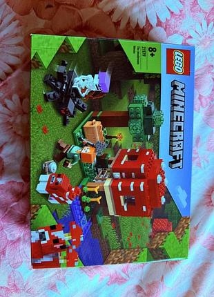 Конструктор lego minecraft грибний будинок 272 деталі