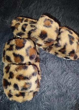 Тапочки, женские меховые тапочки🥰