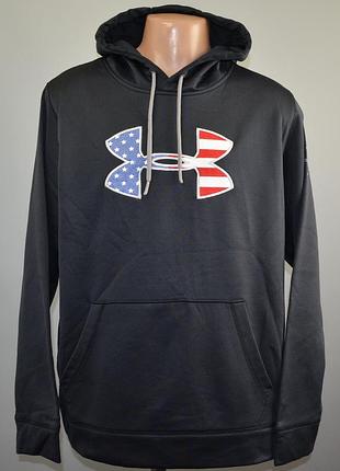 Классная худи under armour storm (l) логотип вышит