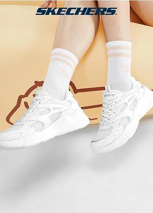 Кроссовки женские skechers 117354 wht оригинал