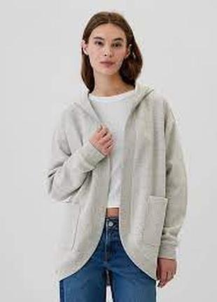 Стильная трикотажная худи, кардиган gap (l)