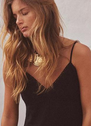 Черное короткое платье женский zara new2 фото
