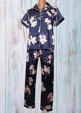 Стильний піжамний комплект/сорочка та штани✨ для дому/відпочинку shein