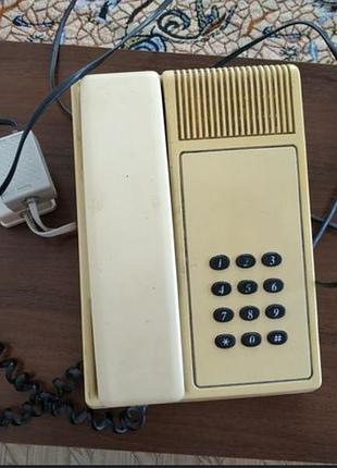Стационарный кнопочный телефон telur-201 1989 года