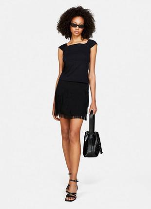 Юбка с бахромой