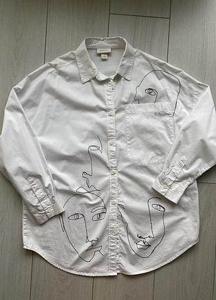Рубашка не zara, размер m-l