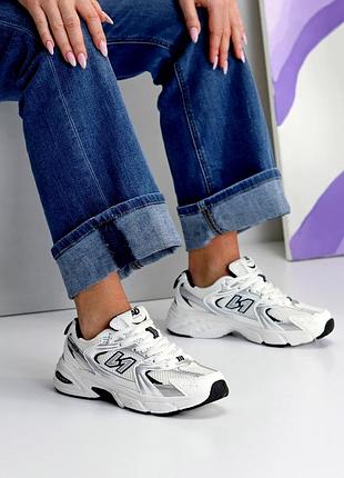 Молодежные белые спорт кроссы, весенние, летние для девушек, текстильная вставка, дышащие. топовые к