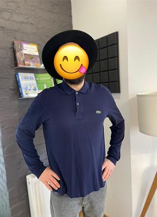 Чоловіча поло lacoste, довгий рукав
