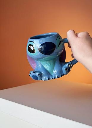 Stitch. disney. чашка десней. чашка stitch.