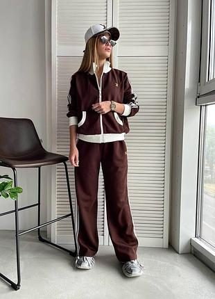 Стильный брендовый женский спортивный костюм