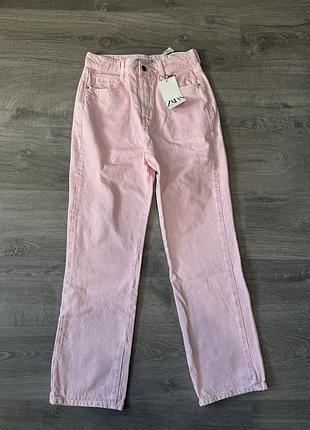 Джинсы прямые мом зара 36 zara