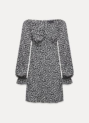 Сукня zara, платье zara, сукня в леопардовий принт