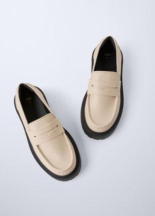Лоферы туфли zara оригинал акция