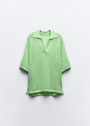 Светр ажурний zara