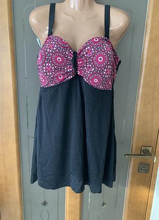 Купальник суцільний плаття з утяжкою