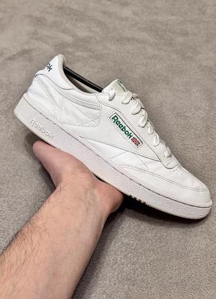 Reebok club c white 43р 27,5-28см кроссовки оригинал