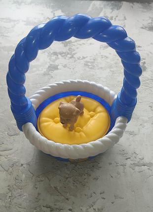 Корзинка с собачкой litlle live pets